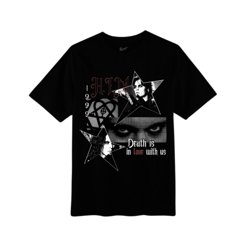 تيشيرت HIM - هيم (death is in love with us)