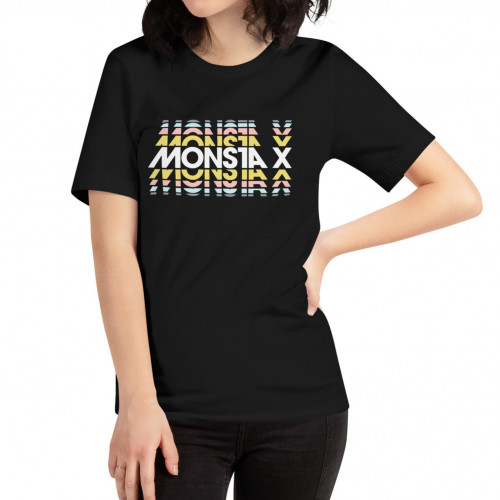 تيشيرت لوقو مونستا اكس Monsta x ملون
