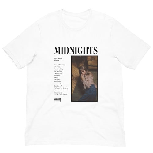تيشيرت Midnights لـ تايلور سويفت Taylor Swift