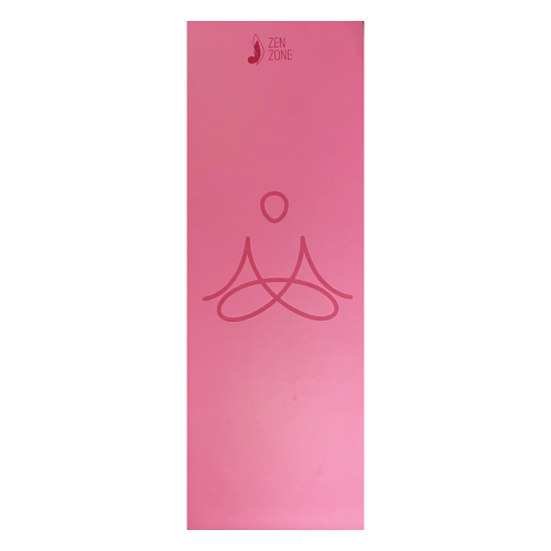 PU Yoga Mat Pink - فرشة يوجا رياضية مطاطية لون زهر...
