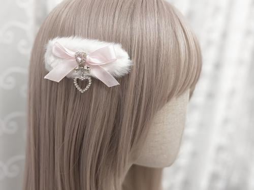 Winter angel hairclip