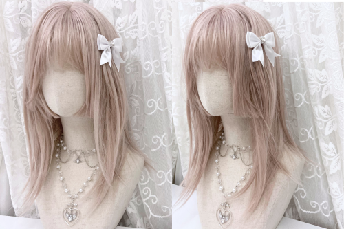 Bijou bow - white