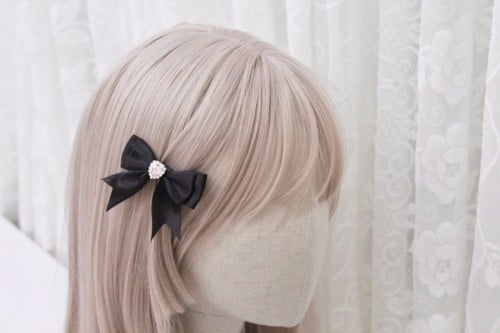 Bijou bow - black