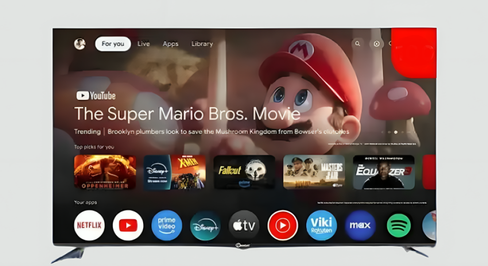 شاشة دانسات 75 بوصة نظام ويبوس ذكي كيولد QLED