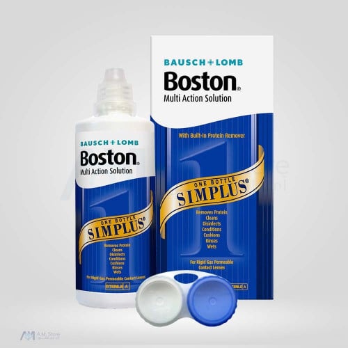 محلول بوستن للعدسات الصلبة boston simplus 120 ml