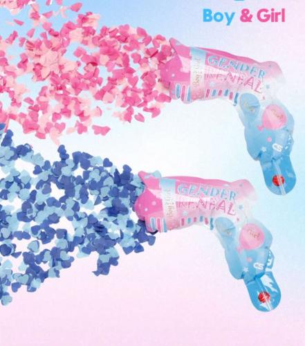 مسدس هوا لحفل كشف جنس الجنين .