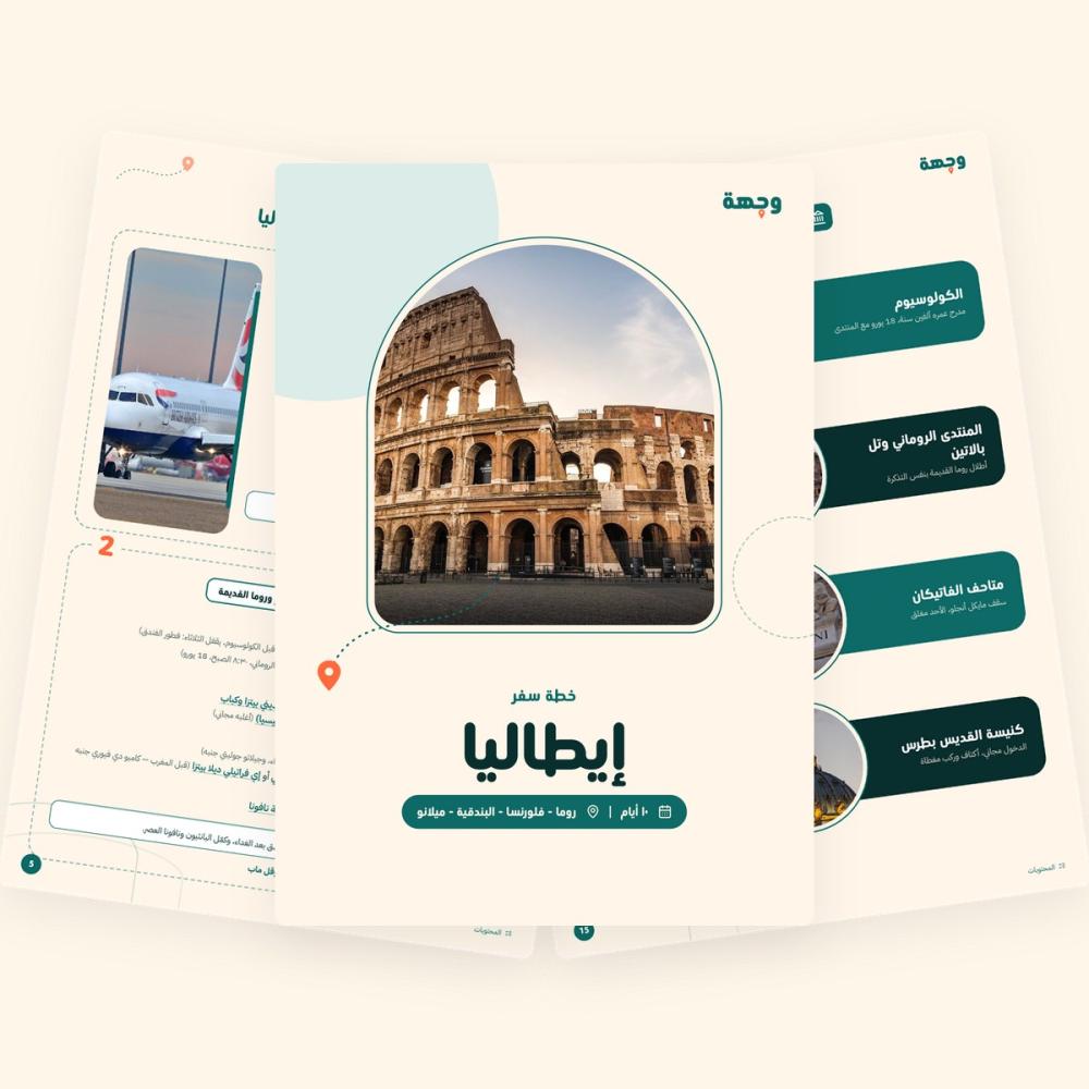 من داخل خطة سفر إلى إيطاليا – روما – فلورنسا – البندقية – ميلانو وكومو – 10 أيام