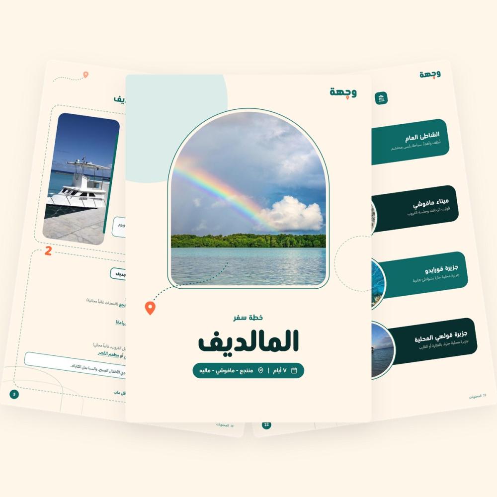 من داخل خطة سفر إلى المالديف – المنتجع – مافوشي – ماليه – 7 أيام