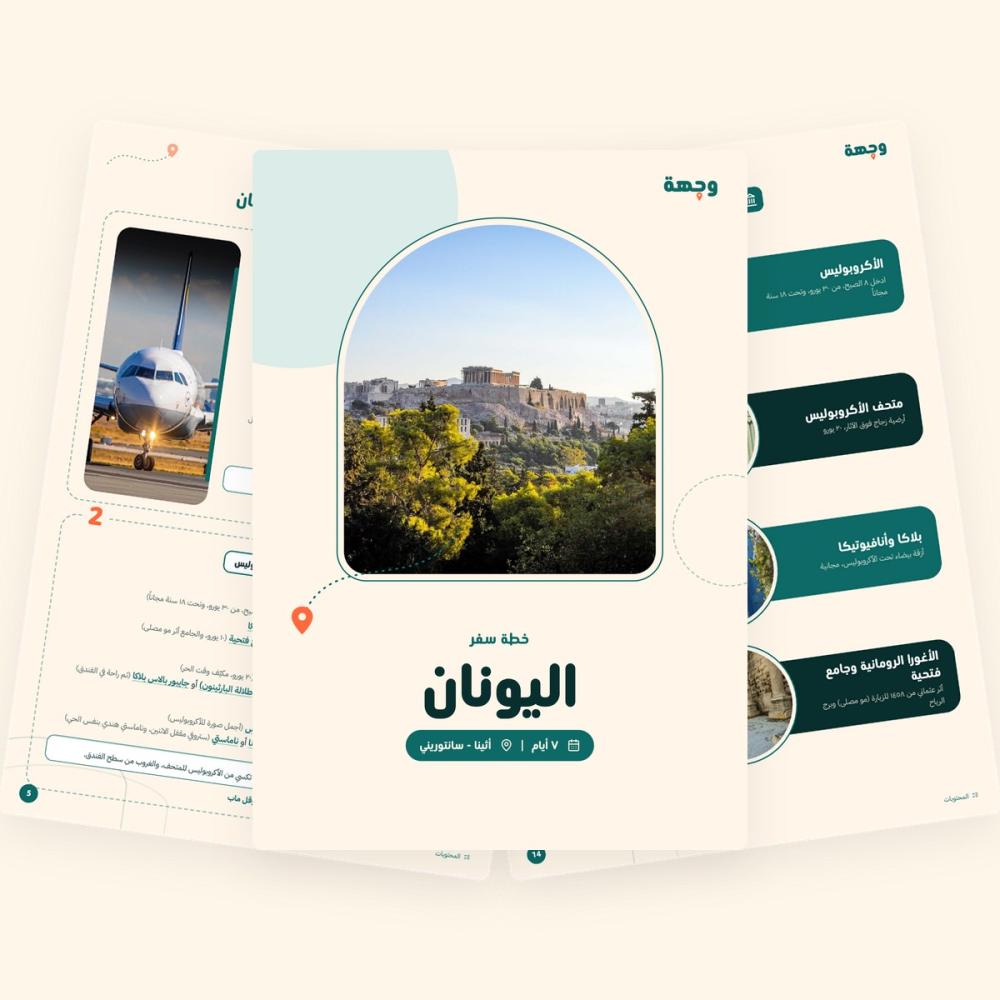 من داخل خطة سفر إلى اليونان – أثينا – سانتوريني – 7 أيام