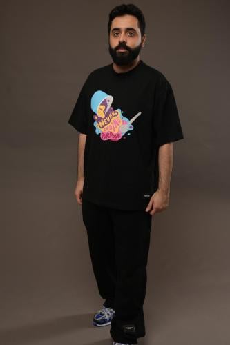 black ice cream t shirt