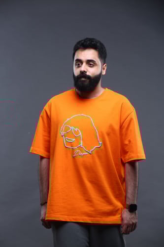 Oversized orange T-shirt