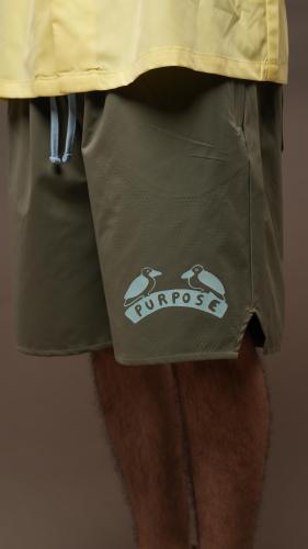 Gray Swimming Shorts