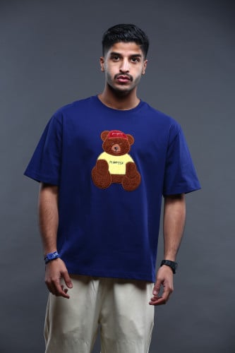 Oversized blue dark T-shirt