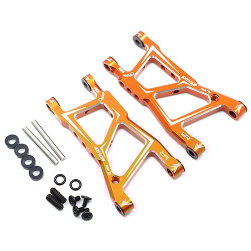 ALUMINUM REAR LOWER ARM SET FOR HPI RS4 SPORT3 ORANGE RSS3-002OR