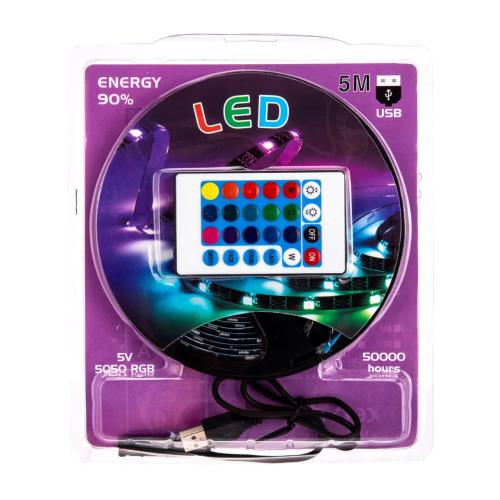 عقد اضاءه ملون 5 متر