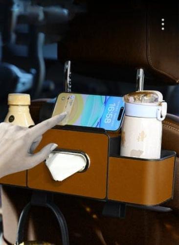 حامل منديل واكواب  السياره