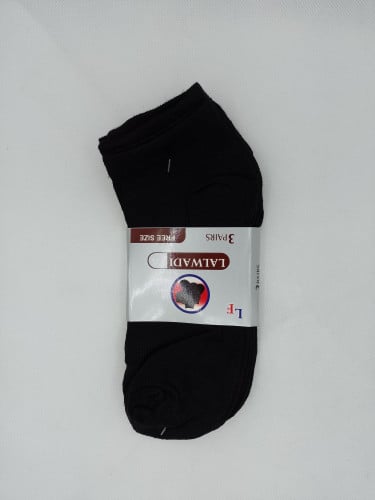 شرابات نص 12 جوز لون أسود