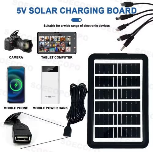 لوح طاقه 4 يو اس بي