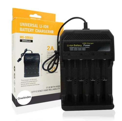 شاحن بطاريات 4 حبه