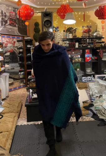 شال كشميري ثقيل ناعم