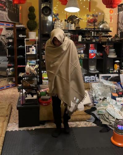 شال كشميري ثقيل