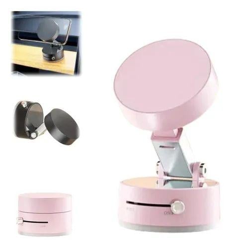 قاعده جوال بالشفط الهواء لون وردي