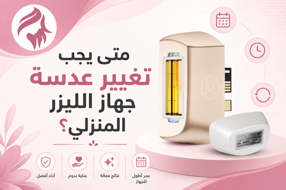 تغيير عدسة الليزر المنزلي