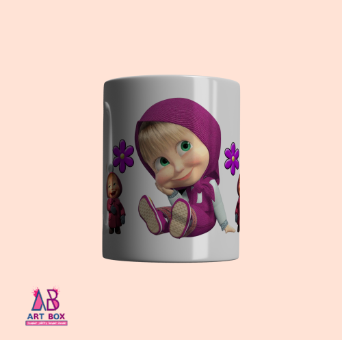 كوب سراميك ماشا والدب