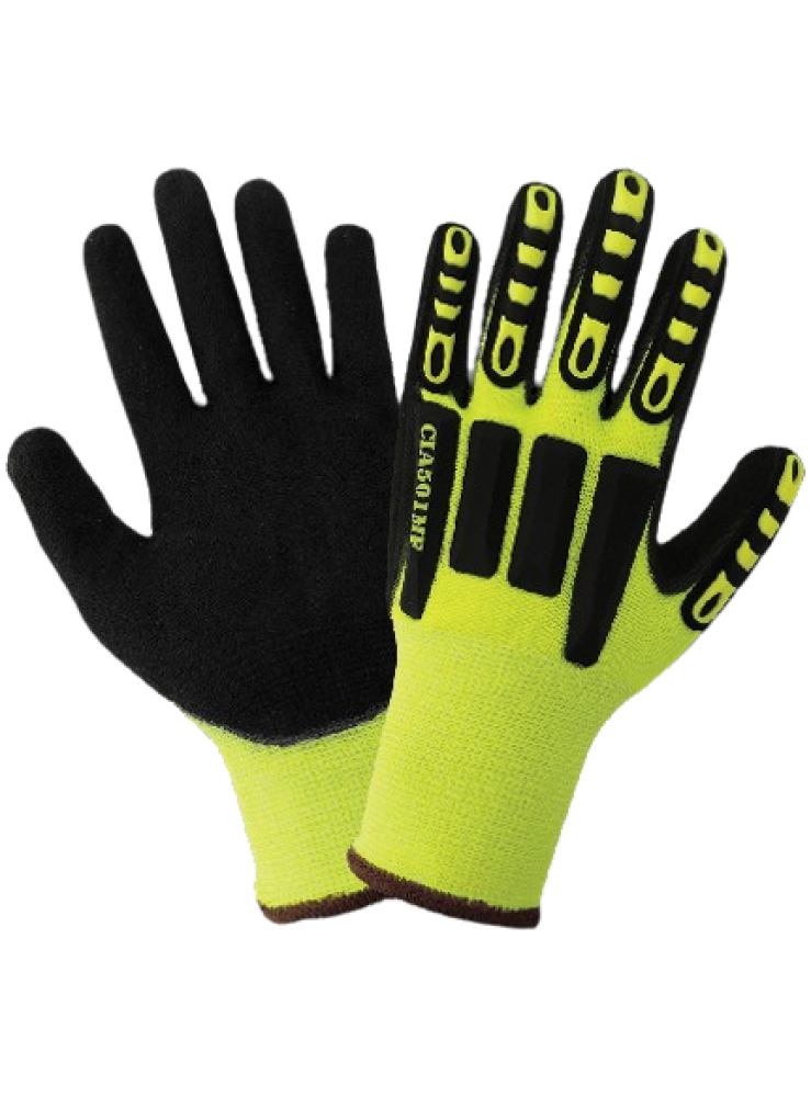 Anti Cut Anti Impact Nitrile Coated Safety Work Gloves