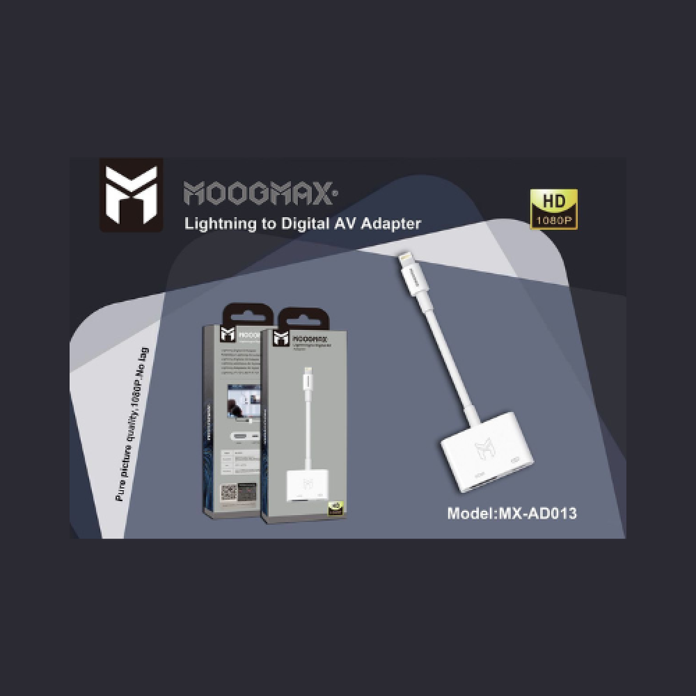 محول Moogmax الأصلي لعرض شاشة الايفون بجودة عالية
