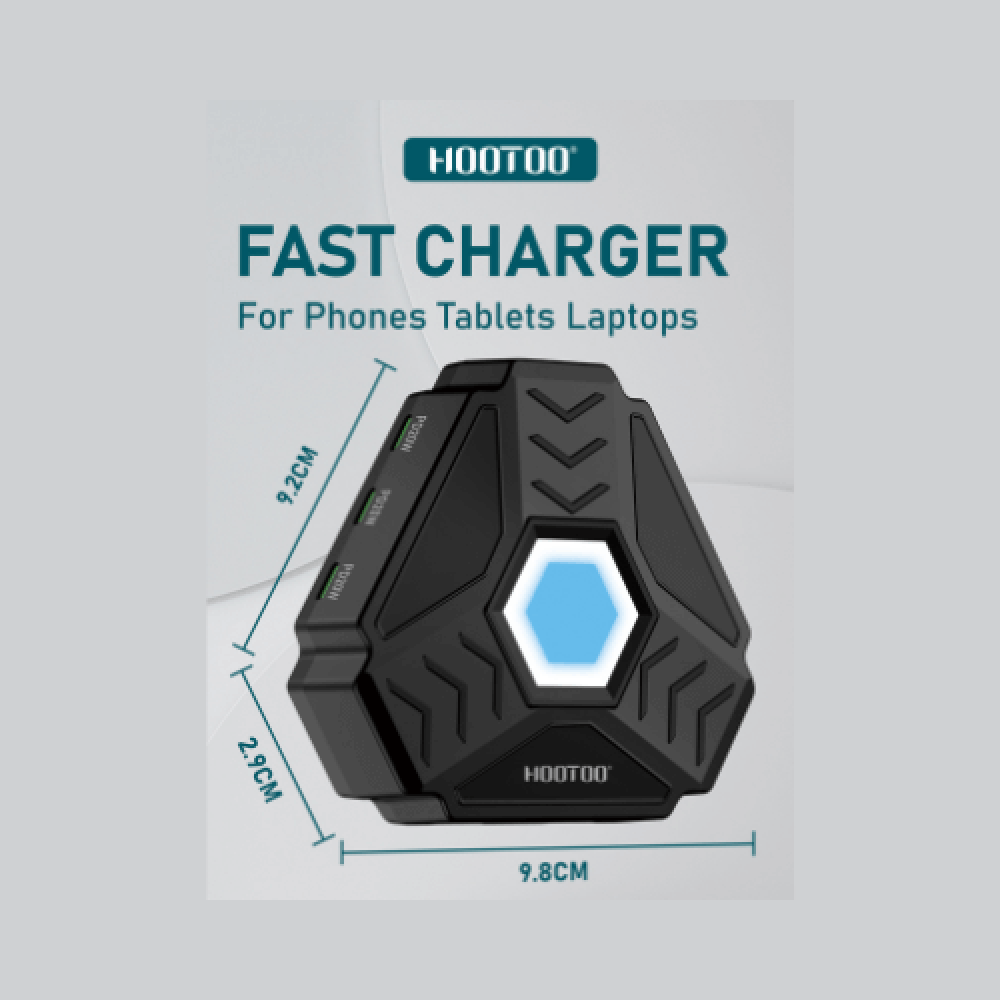 توزيع منافذ Type-C و USB في شاحن هوتو