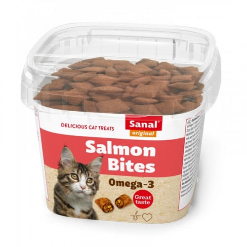 سنال مكافات للقطط - السلمون - أوميجا 3 - 75 جرام