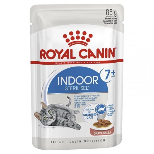 Royal Canin 85 gram Indoor Sterilised 7 in Gravy Wet Food For