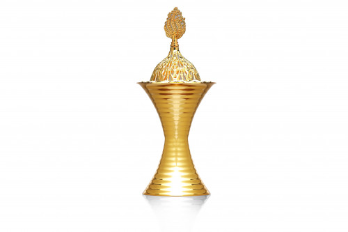مبخرة ذهبية حلزونية