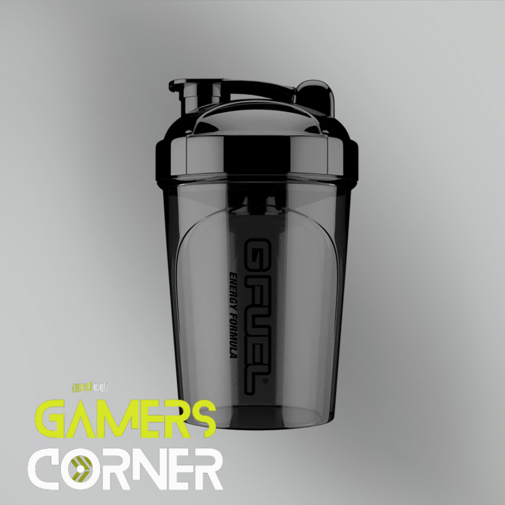 محلي - BLACKED OUT SHAKER CUP  شيكر اسود بشعار جي فيول