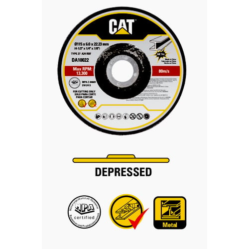 ديسك جلخ حديد CAT DA10025 230*6*22.23 MM