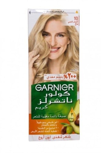 غارنييه صبغة شعر اشقر ثلجي فاتح 10