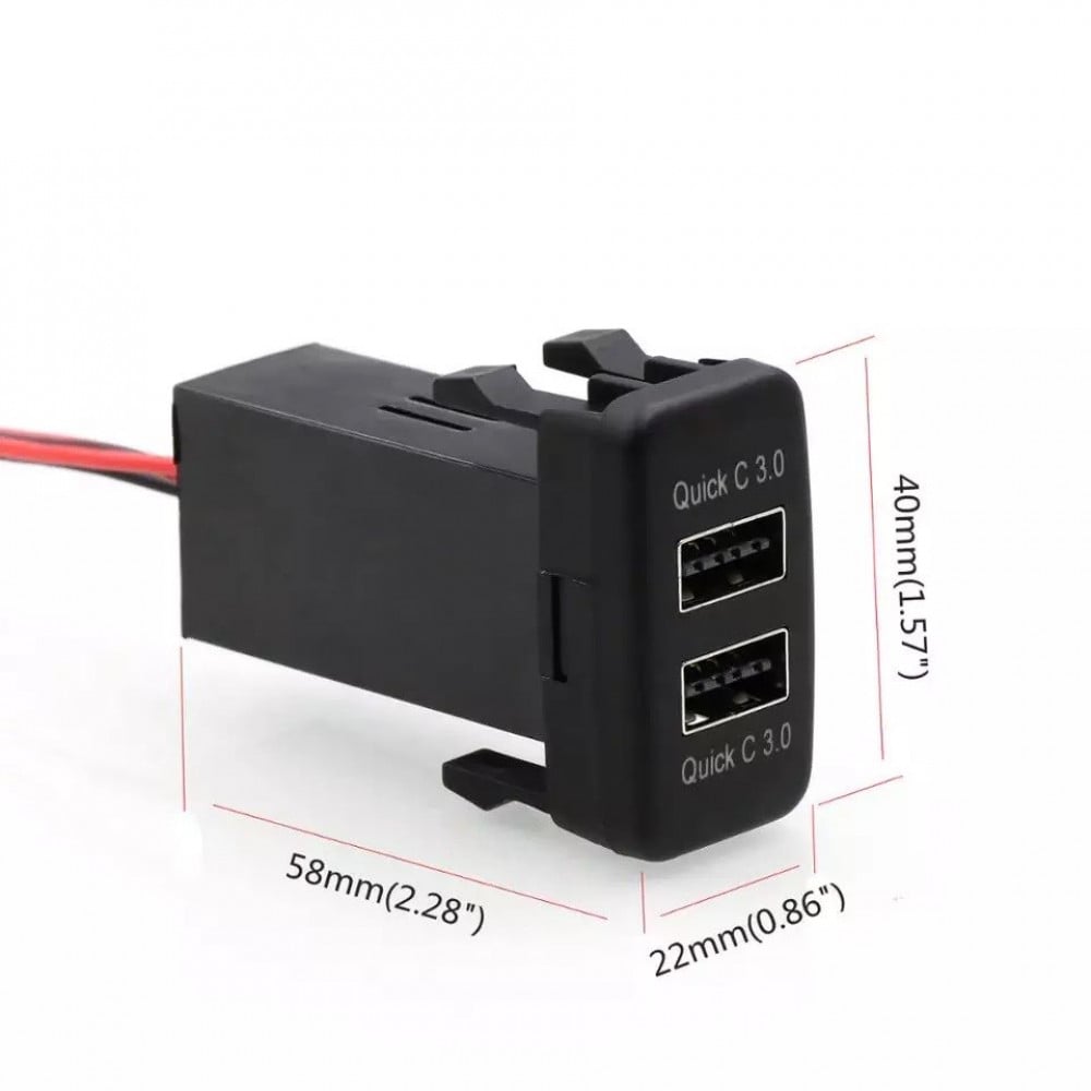 منافذ USB شحن سريع QC3.0