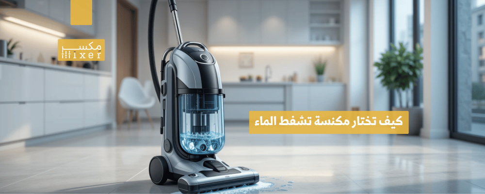 كيف تختار مكنسة تشفط الماء المناسبة لاحتياجاتك