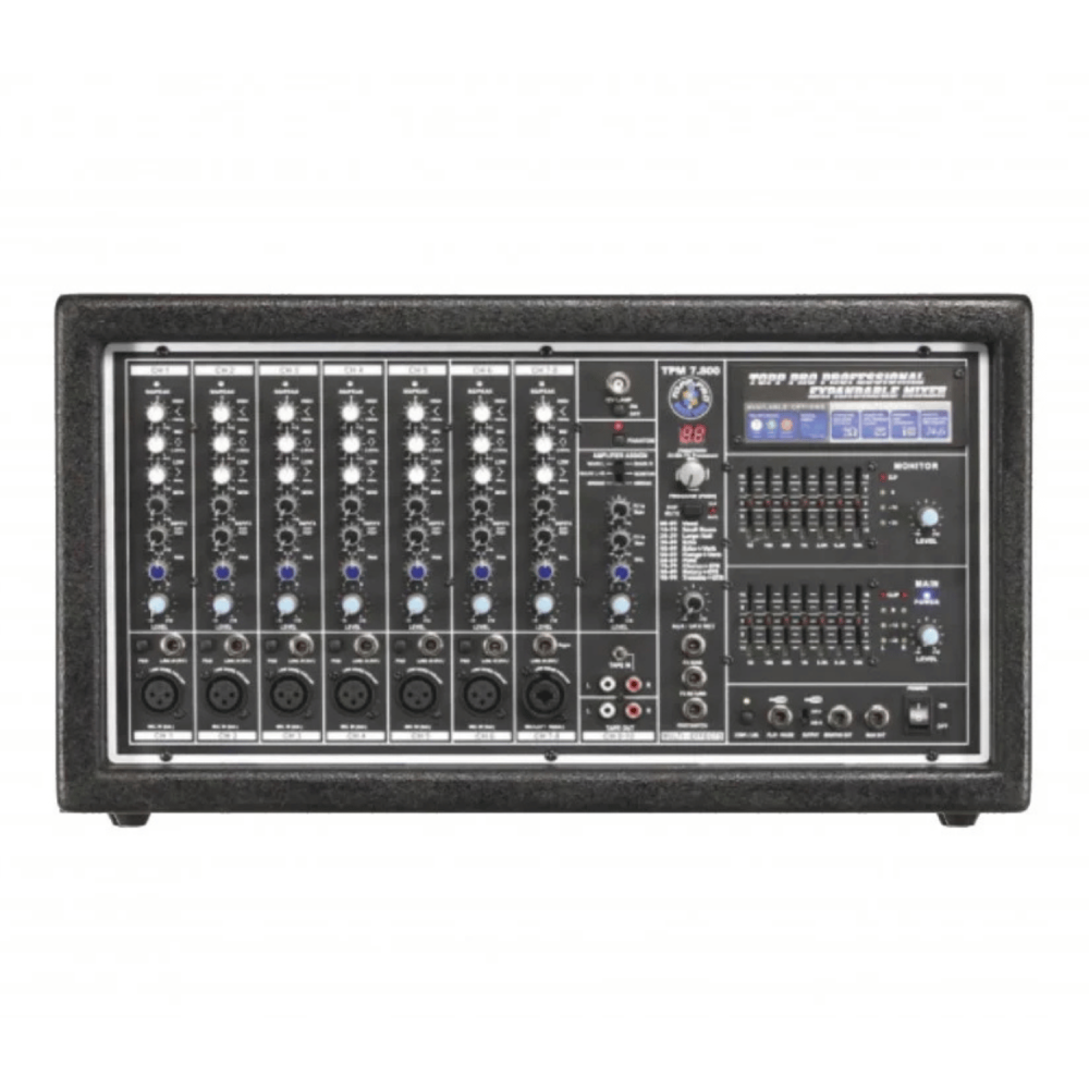 8-Line 2000W Echo Mixer - American Brand - Top Pro Brand