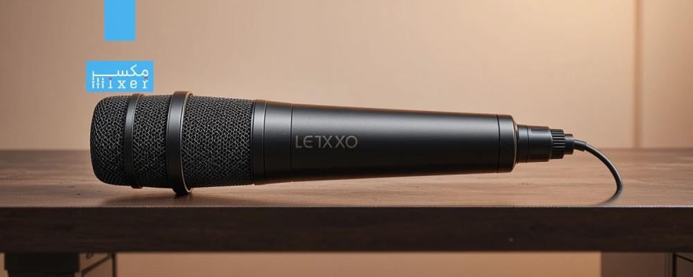 LECXO LX-768 Unidirectional Dynamic Microphone – Clear Sound for Public Address and Paging Systems