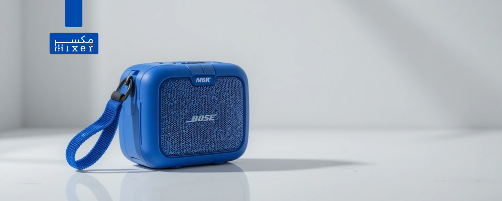 مكبر صوت بلوتوث صغير 6 ساعات تشغيل Bose بوز ساوند لينك ميكرو IPX7 قوي متين SoundLink Micro لون أزرق