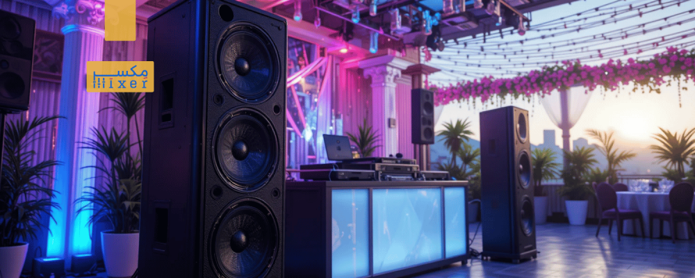 DJ party headphones with professional sound quality and powerful performance