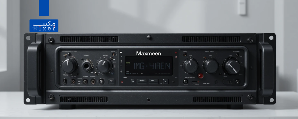 مضخم صوت امبليفاير قدرة 240 وات ماركة ماكسمين MG-2400ZURE جهاز امبلي فاير احترافي بتحكم بـ5 مناطق وميزات متقدمة