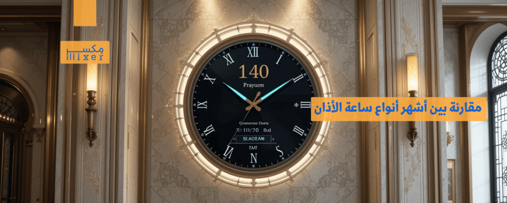 مقارنة بين أشهر أنواع ساعة الأذان من حيث الأداء والتصميم لعام 2025