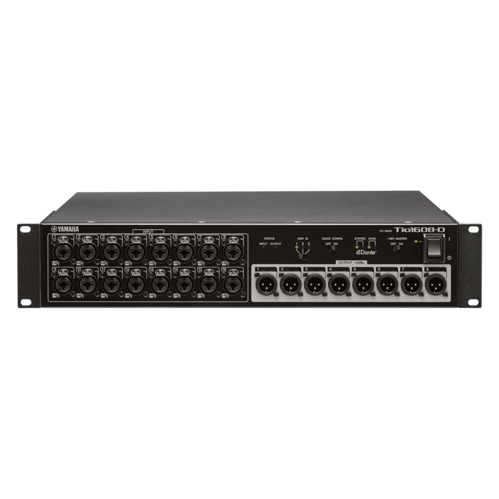 Yamaha TIO-1608D Dante-equipped I/O Rack