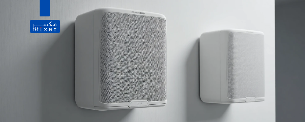 زوج سماعات SMARTA الجدارية – سماعات جدارية احترافية بقدرة 60 واط مع Wi-Fi وBluetooth وصوت نقي