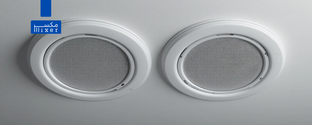 Audibax CM608 BT زوج سماعات سقفية بلوتوث 6.5 بوصة بقدرة 80 واط – نظام صوتي متكامل للمنازل والمكاتب