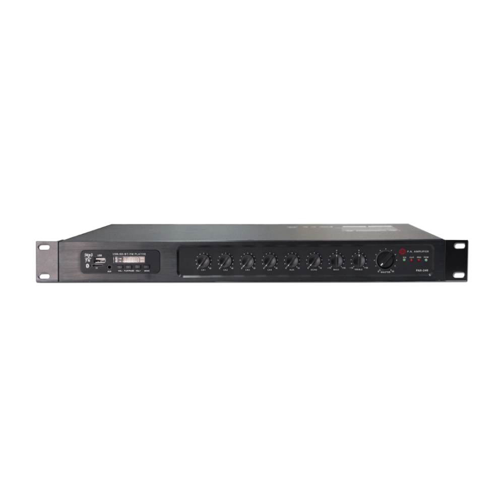 Unistar Amplifier 240 Watt 4 Inputs Built-in Bluetooth and MP3 Player