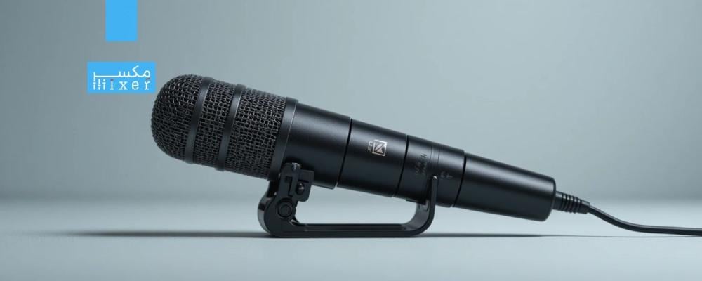 ميكروفون آلات موسيقية ديناميكي كارديويد مع مشبك تثبيت وموصل موديل e 604  XLR ثلاثي ماركة Sennheiser